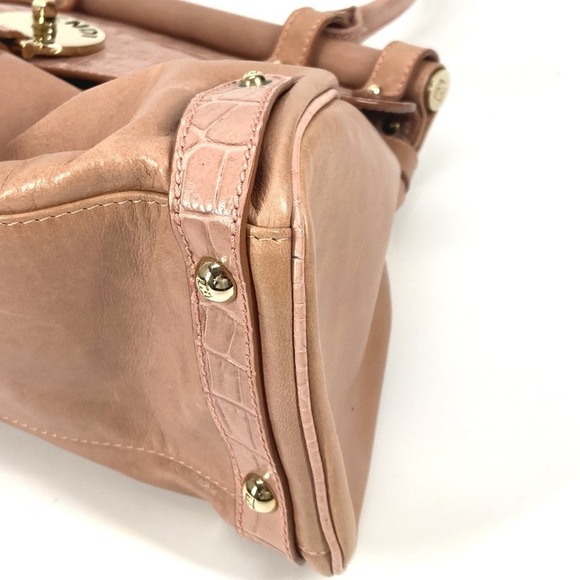 FENDI Pink Leather Tote Bag - Picture 6 of 16